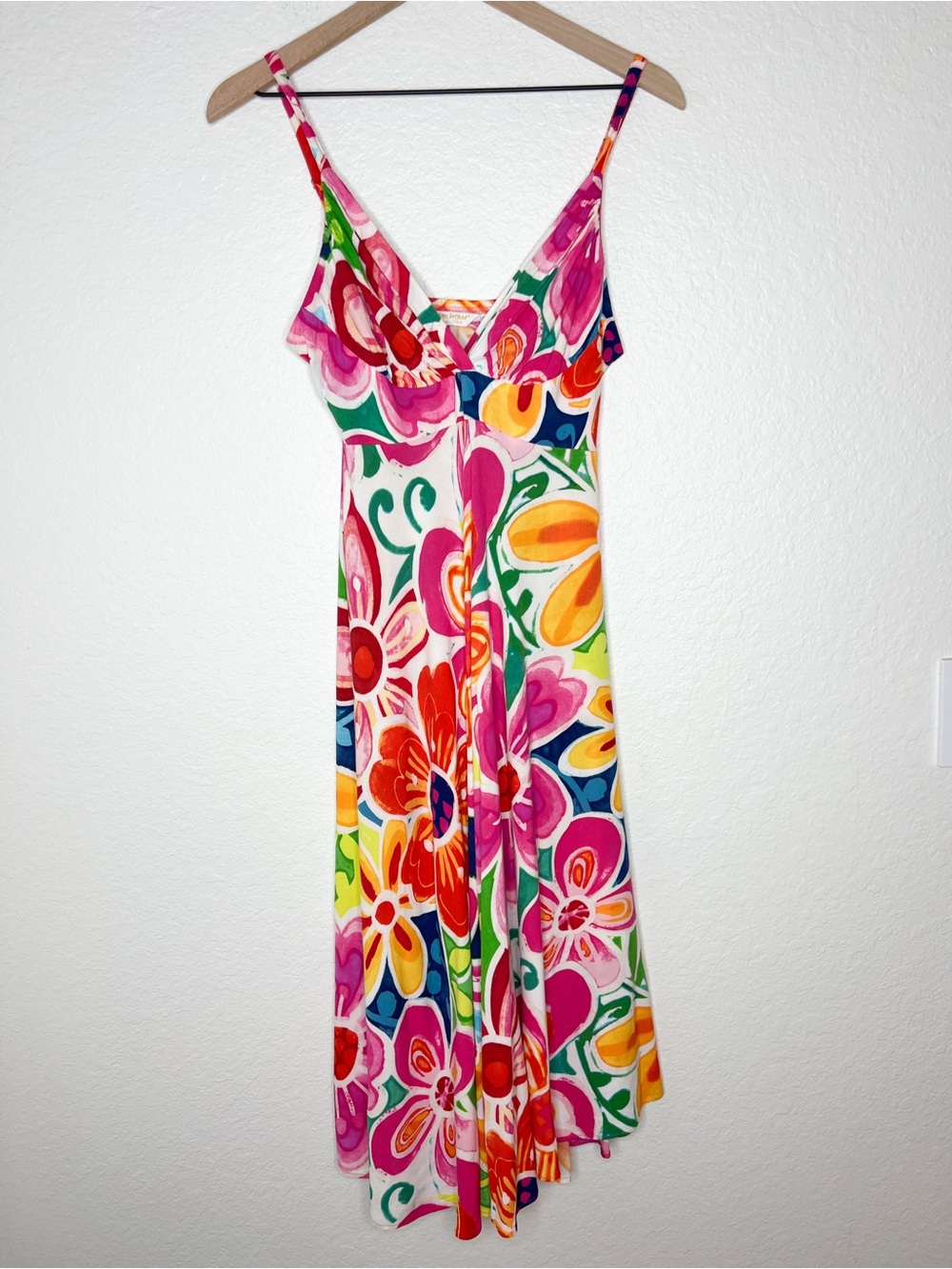 Jams World Ci Ci Midi Dress Sydney Tropical Floral Print size XS